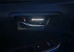 Підсвічування дверних ручок Toyota Camry 30 LED 4 шт. з Лого 02-06