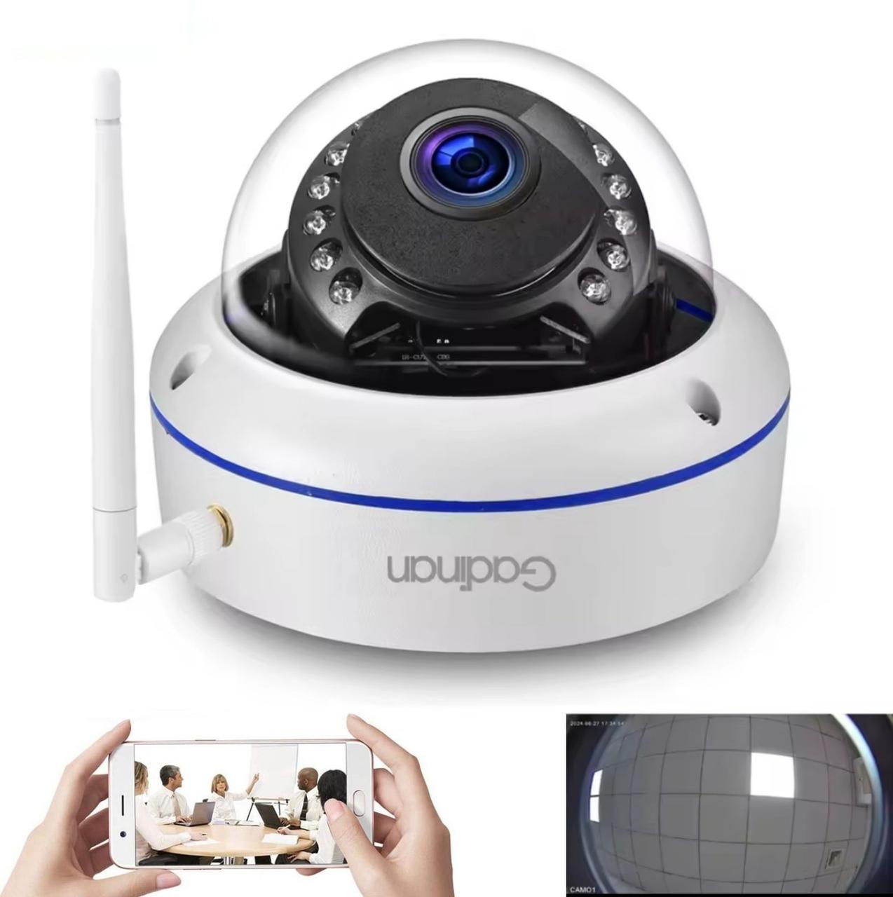 Антивандальна купольна IP WiFi Onvif камера Gadinan cupol 5MP 1,7mm. iCsee