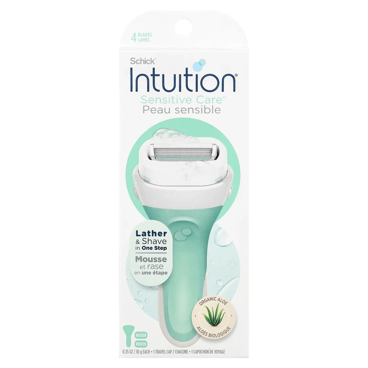 Schick, Intuition, Sensitive Care, «Алое і вітамін E», 1 бритвений верстат, 2 касети, Київ