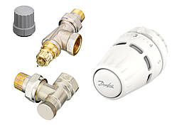 Комплект термостатичний Danfoss Regus RA-FN + RLV-S бокове підкл, 1/2" осьовий (015G5311)