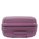 Валіза велика L поліпропілен фіолет 77х52х31+5см/126л/4.4кг/Airtex 245, фото 7