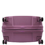 Валіза велика L поліпропілен фіолет 77х52х31+5см/126л/4.4кг/Airtex 245, фото 8