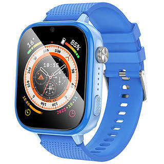 Детские смарт-часы Hoco Y101 4G Children Smart Watch Blue