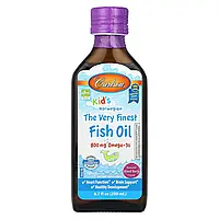 Carlson Labs, Kids, The Very Finest Fish Oil, Natural Mixed Berry , 800 mg, 6.7 fl oz (200 ml) Днепр