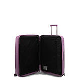 Валіза велика L поліпропілен фіолет 77х52х31+5см/126л/4.4кг/Airtex 245, фото 10