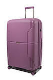 Валіза велика L поліпропілен фіолет 77х52х31+5см/126л/4.4кг/Airtex 245, фото 2