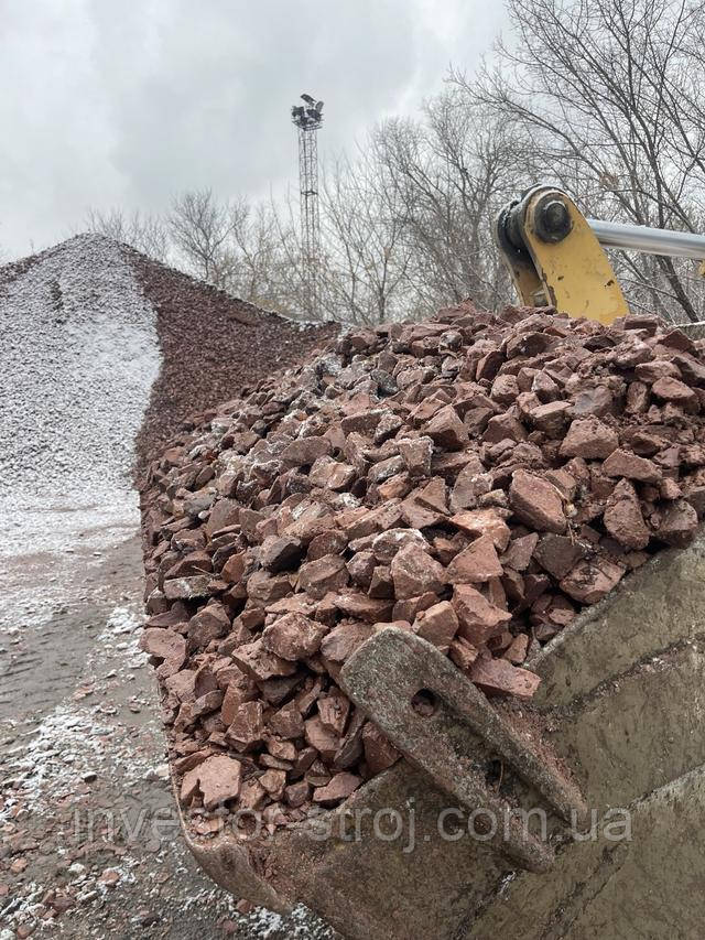 Щебінь 40-70мм рожевий