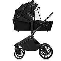 Універсальна коляска 3 в 1 Lionelo MIKA PLUS 3IN1 BLACK ONYX, фото 4