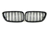 Ніздрі Чорний глянець ( Подвійні M-Look ) на BMW 2 Series F22 / F23 2013-2019 року