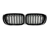 Ніздрі Чорний глянець ( Подвійні M-Look ) на BMW X3 F25 2014-2017 року