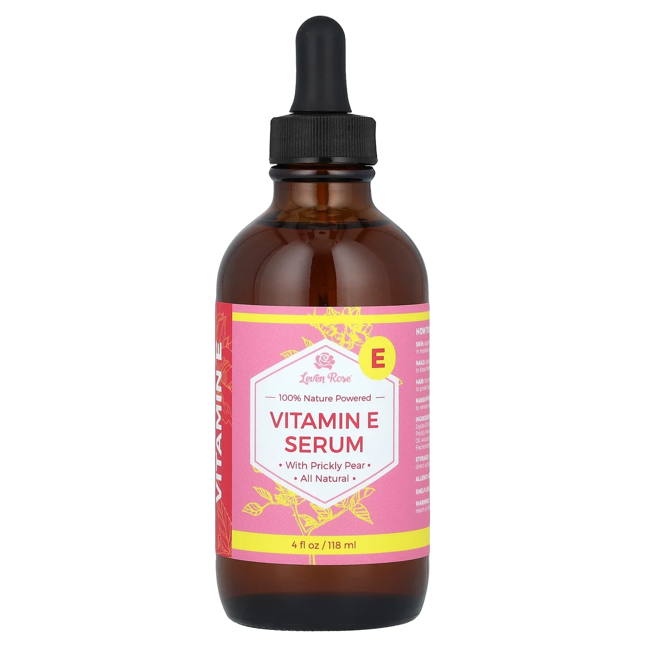 Lenen Rose, на 100% натуральна сироватка з вітаміном E, 118 мл (4 рідкий. унції), Київ, фото 1