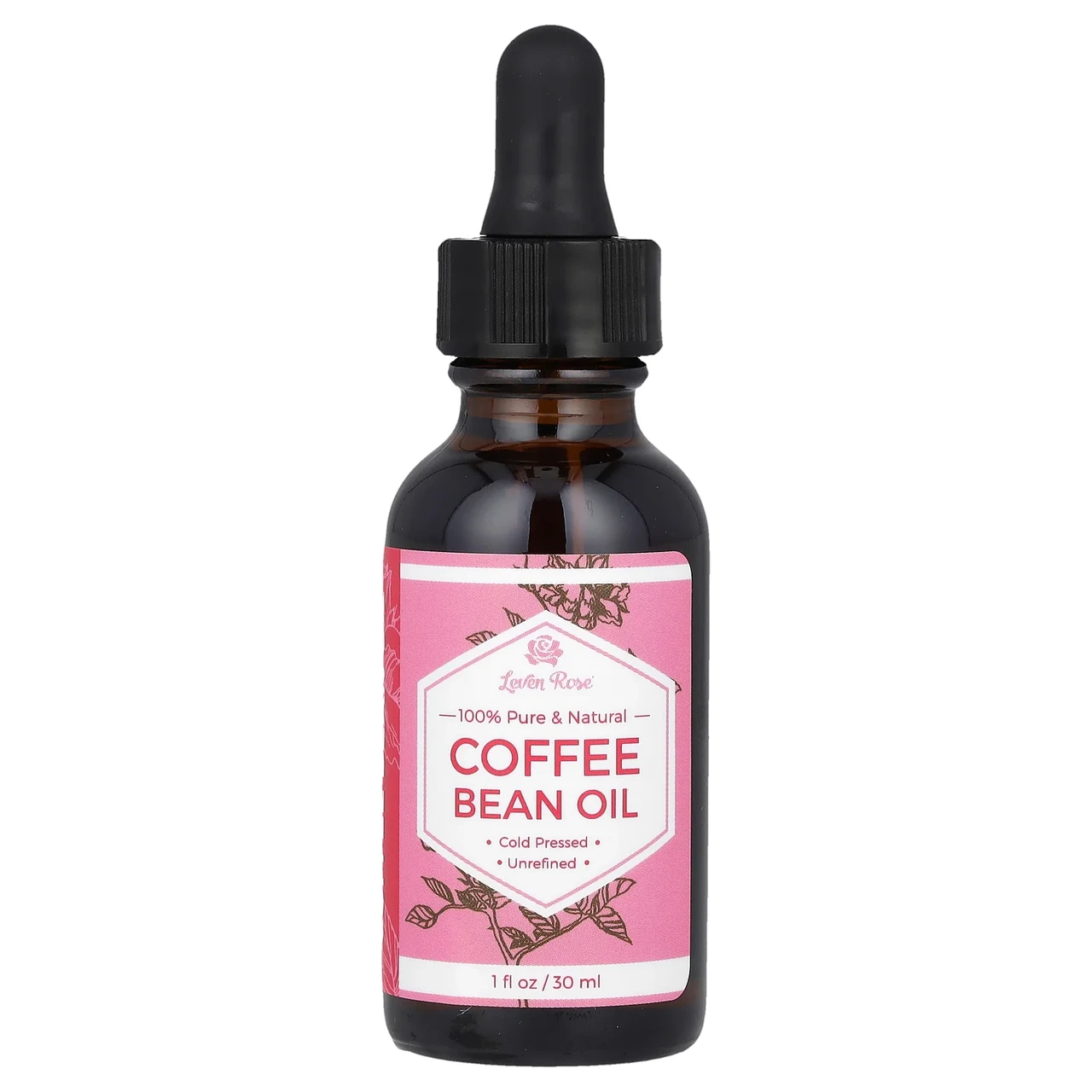 Lenen Rose, на 100% чиста і натуральна олія з кавових зерен, 30 мл (1 рідкий унція), Київ, фото 1