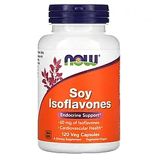 Now Foods, Ізофлавони сої, 120 рослинних капсул, Київ