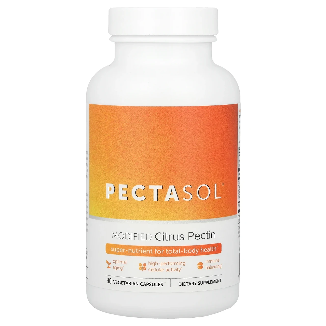 Econugenics, PectaSol, модифікований цитрусовий петин, 90 вегетаріанські капсули, Київ, фото 1