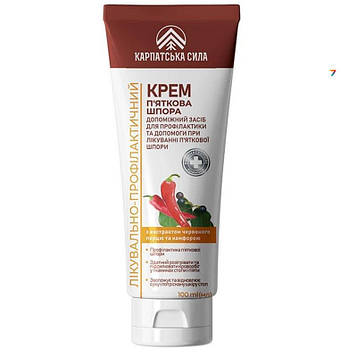 Карпатська сила Крем П'яткова шпора 100 мл 40