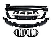 Аеро кіт ( комплект дооснащення )  Black Warrior на BMW X6 G06 2019-2022 року