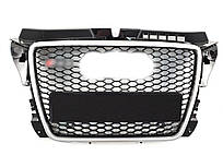 Решітка радіатора Black Silver ( в стилі RS3 ) на Audi A3 8P 2008-2012 року