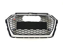 Решітка радіатора Black Silver ( в стилі RS3 ) на Audi A3 8V 2016-2020 року