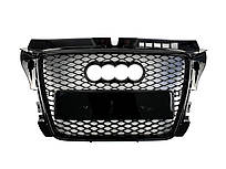 Решітка радіатора Full Black ( в стилі RS3 ) на Audi A3 8P 2008-2012 року