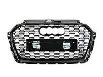 Решітка радіатора Full Black ( в стилі RS3 ) на Audi A3 8V 2016-2020 року