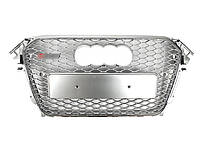 Решітка радіатора Silver Chrome ( в стилі RS4 ) на Audi A4 B8 2011-2015 року