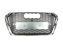 Решітка радіатора Silver Chrome ( в стилі RS4 ) на AUDI A4 B9 2015-2019 року