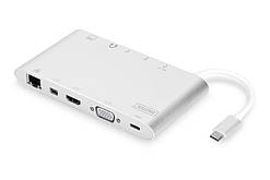 Адаптер DIGITUS Universal Docking Station, USB Type-C™ (DA-70861)