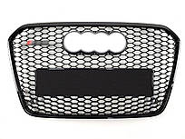 Решітка радіатора Full Black ( в стилі RS6 ) на Audi A6 C7 2011-2014 року