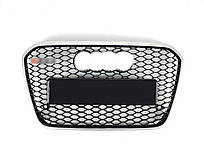 Решітка радіатора Silver Black ( в стилі RS6 ) на Audi A6 C7 2011-2014 року