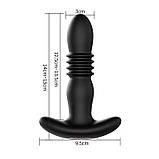 Смарт анальний корок із вібрацією й поступальними рухами Magic Jingers — Анальні іграшки, фото 4