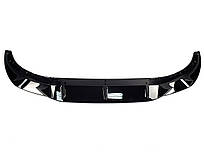 Губа ( переднього бампера ) Чорний глянець V1 на BMW 7 Series G11 / G12 2019-2023 року