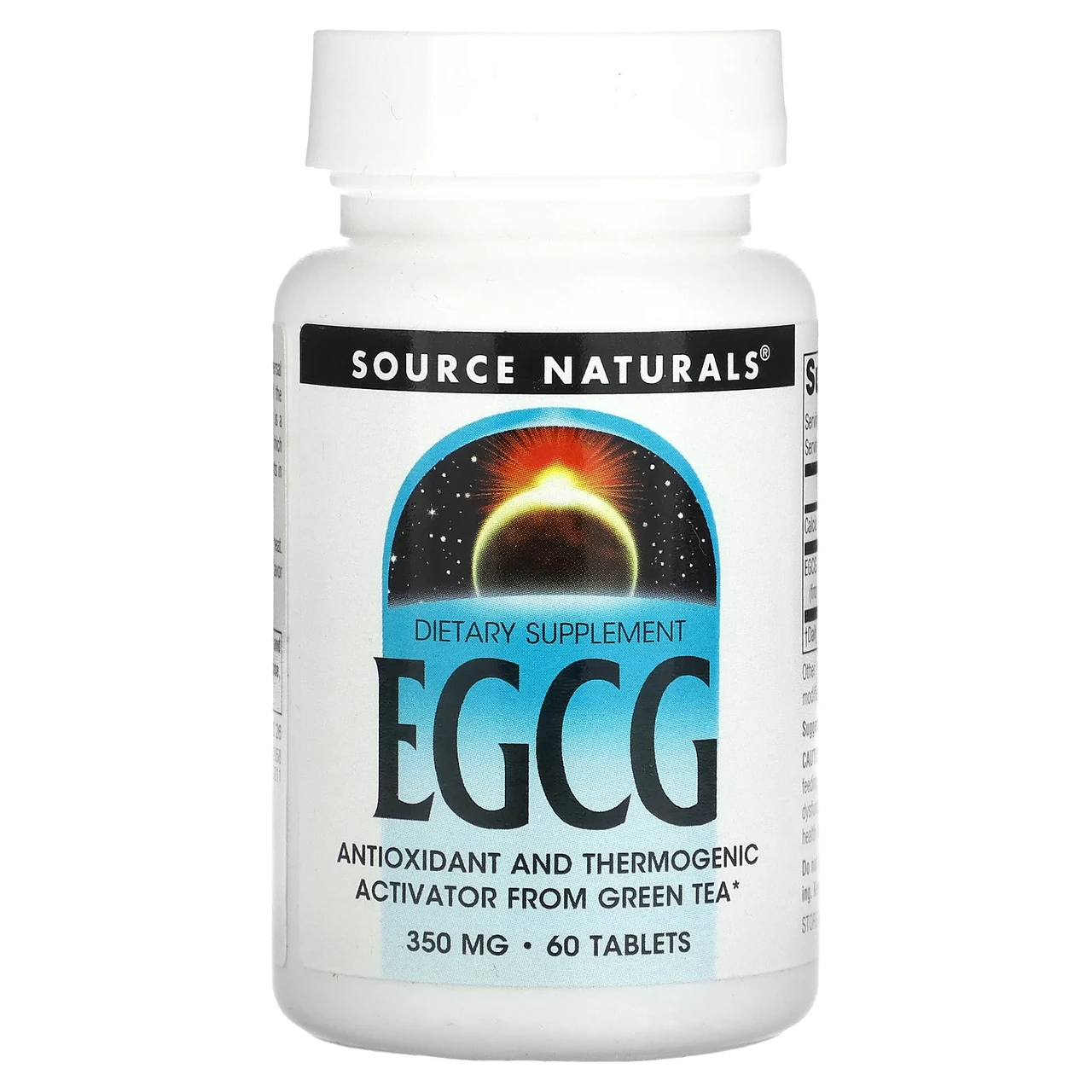 Source Naturals, EGCG, 350 мг, 60 таблеток, Київ, фото 1