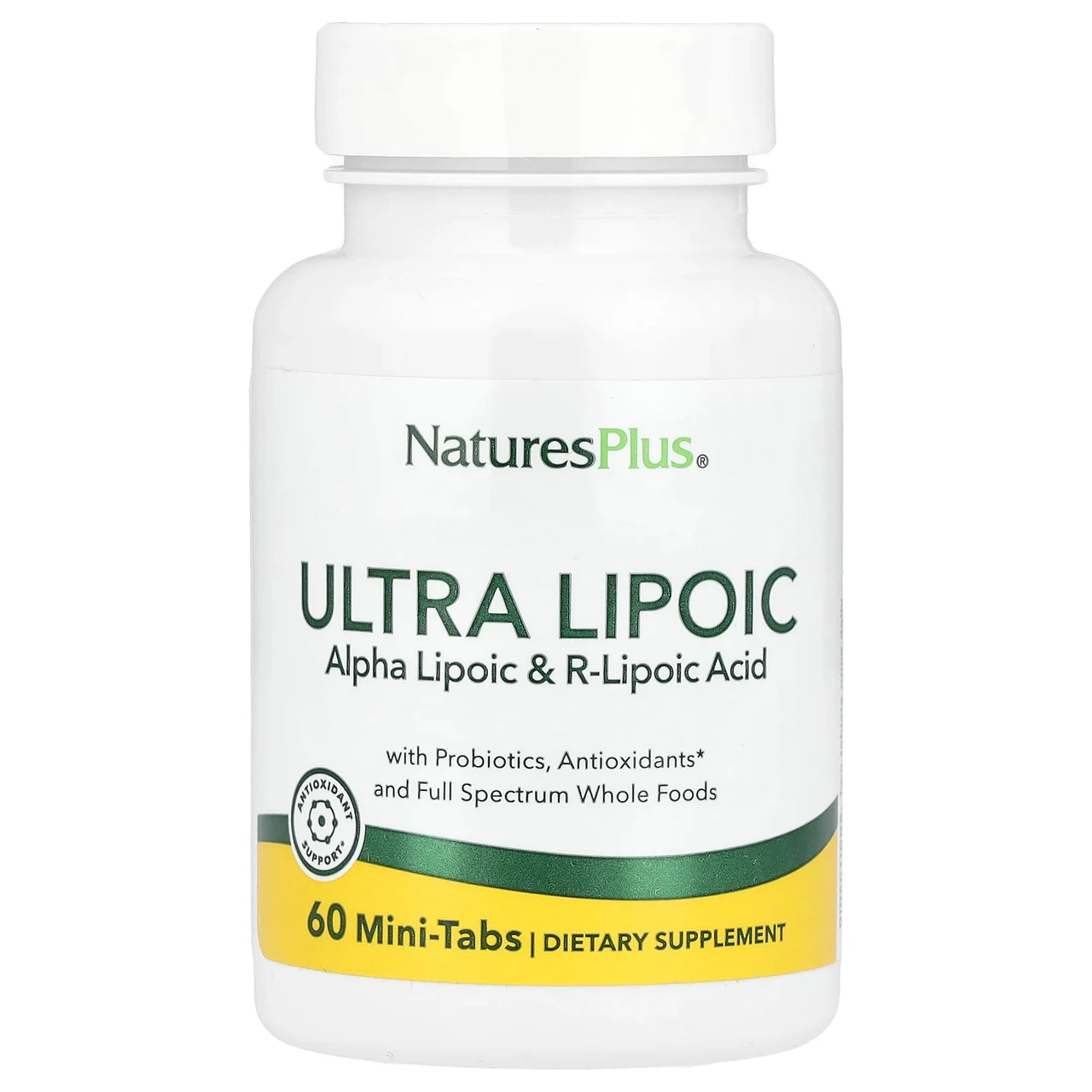 Nature's Plus, Ультра Ліпоєва, 60 мінітаблеток NAP-05224, Київ