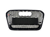 Решітка радіатора Full Black ( в стилі RS6 quattro ) на Audi A6 C7 2011-2014 року