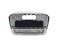 Решітка радіатора Silver Black ( в стилі RS6 quattro ) на Audi A6 C7 2011-2014 року