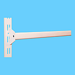 Перемичка 90 см пристінна овальна біла, фото 2