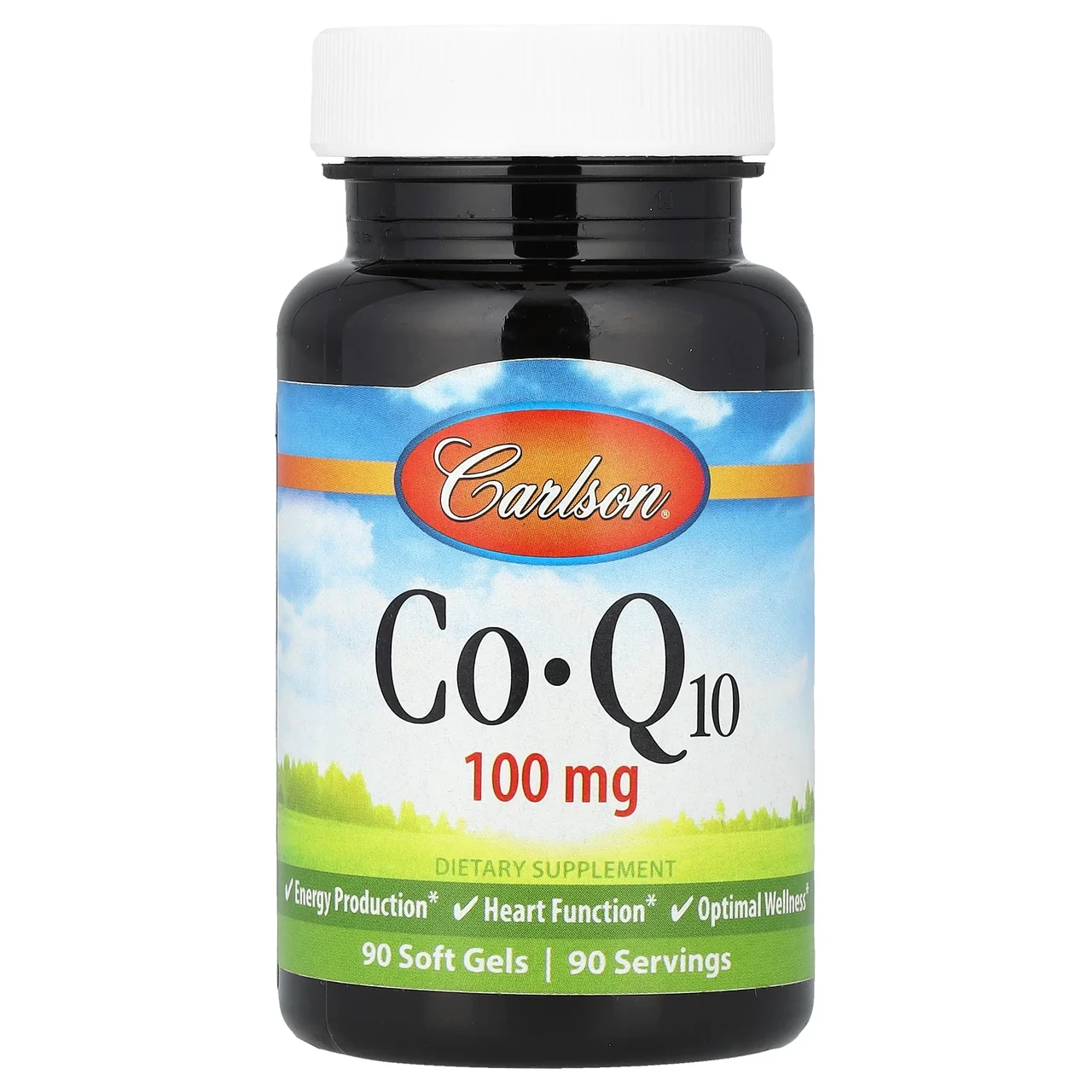 Carlson Labs, коензим Q10, 100 мг, 90 капсул, Київ