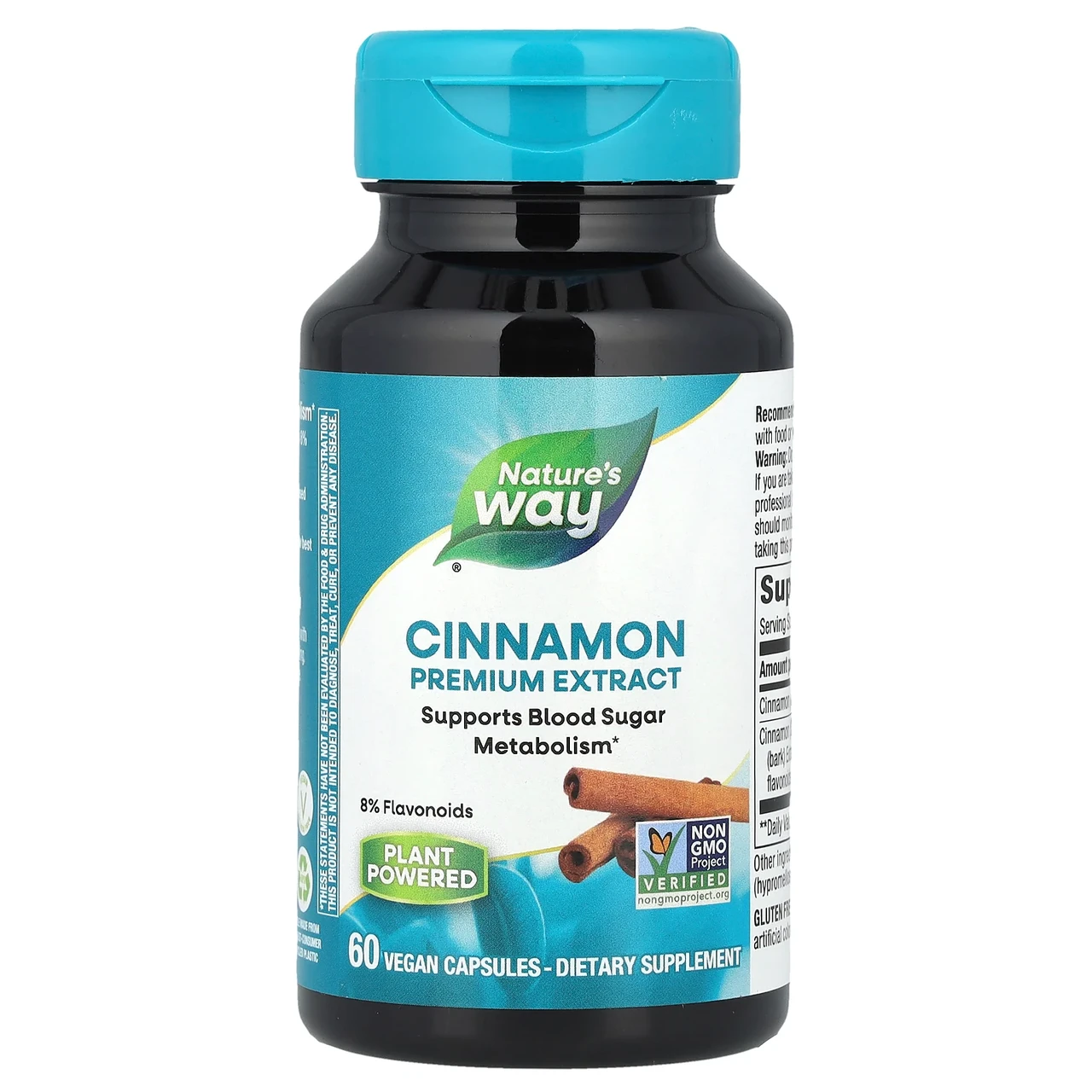 Nature's Way, Кориця, 60 веганських капсул, Київ, фото 1