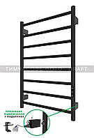 Рушникосушка Ardesto електрична Classik-TR K, 770x530х80мм, таймер-регулятор, сталь матовий (6.1.0602.06.BM)