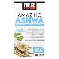 Force Factor, Amazing Ashwa, 120 таблеток Дніпр Дніпро