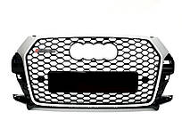 Решітка радіатора Silver Black ( в стилі RSQ3 ) на Audi Q3 8U 2014-2018 року