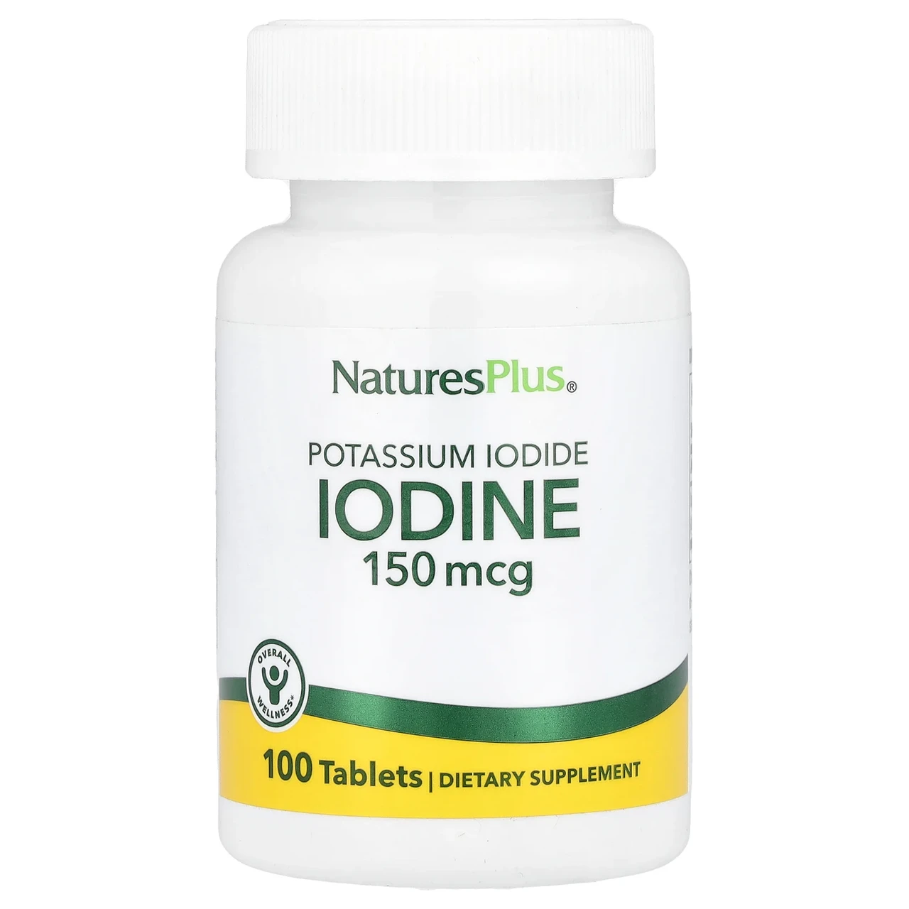 Nature's Plus, йодид калію, 150 мкг, 100 таблеток NAP-03371, Київ