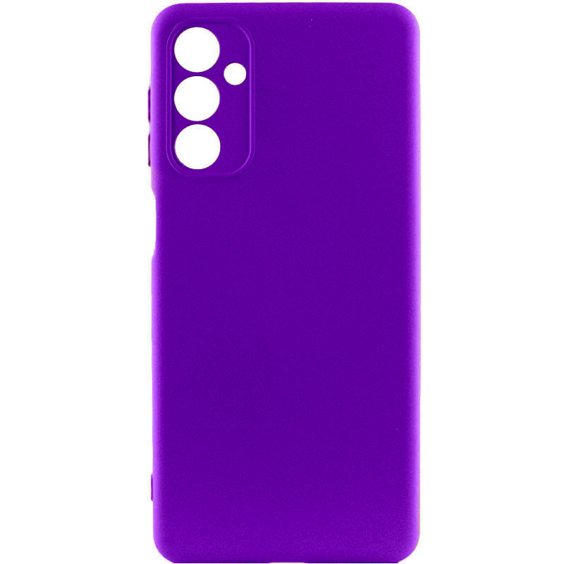 Чохол GETMAN Liquid Silk Full Camera для Samsung Galaxy A26 5G | TPU + Мікрофібра Фіолетовий / Ultra Violet