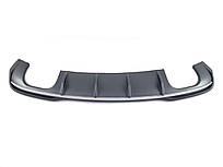 Дифузор ( заднього бампера ) Silver ( в стилі S3 00-00 ) Sedan S-Line на Audi A3 8V 2016-2020 року