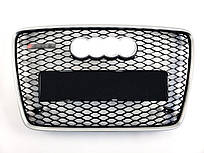 Решітка радіатора Silver Black ( в стилі RSQ7 ) на Audi Q7 4L 2005-2015 року