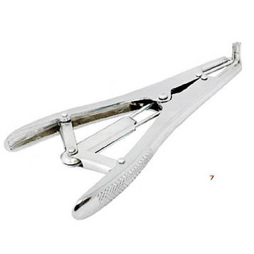 Щипці для накладання гумових кілець металеві