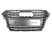 Решітка радіатора Silver Chrome ( в стилі S4 ) на Audi A4 B8 2011-2015 року