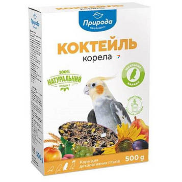 Корм Природа Коктейль для середніх папуг Корела 500г PR740042