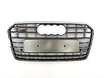 Решітка радіатора Silver Chrome ( в стилі S7 ) на Audi A7 4G 2014-2017 року