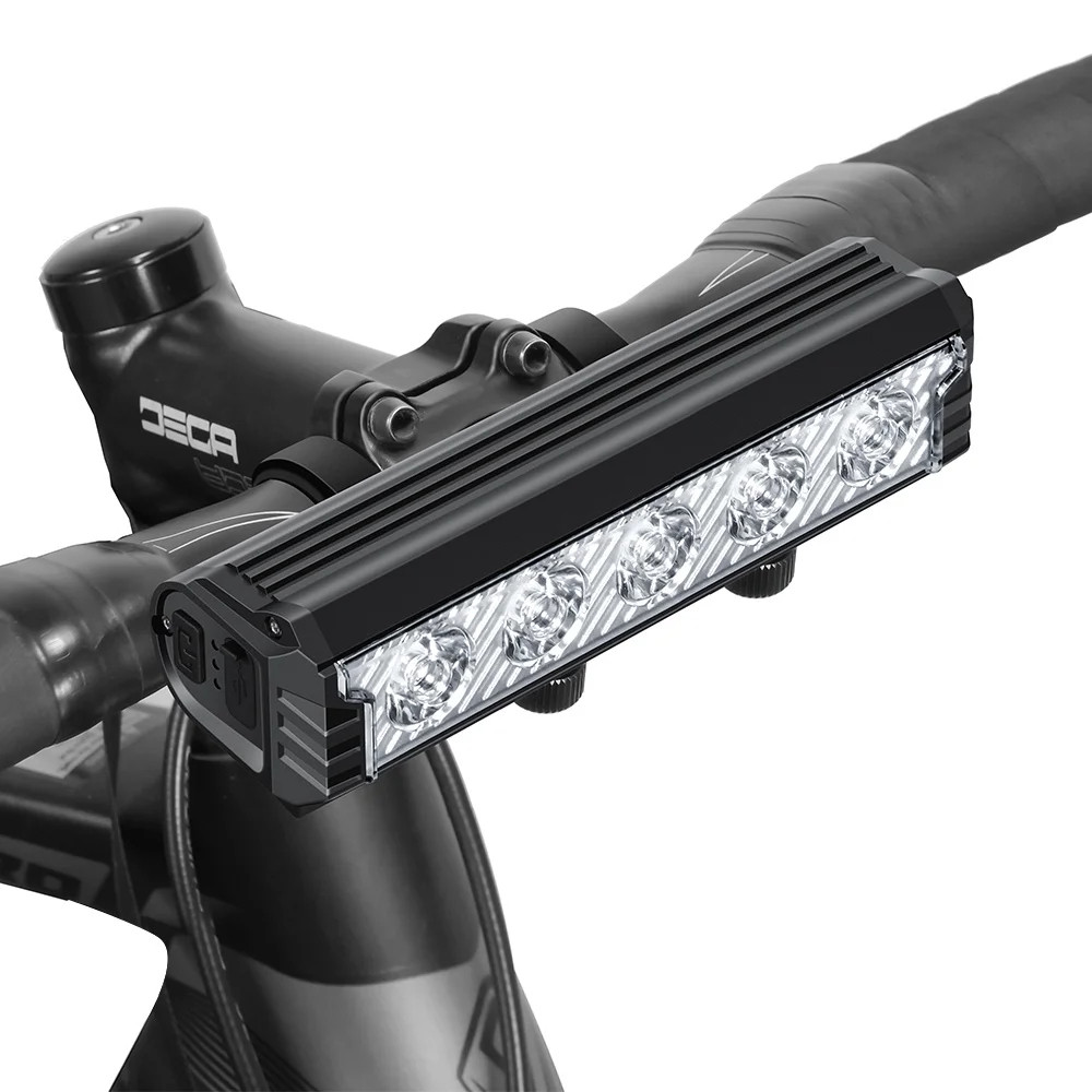 Велосипедна фара NEWBOLER LIG532 з повербанком на 6600 mAh | Водонепроникна | 6000 Люмен, фото 1